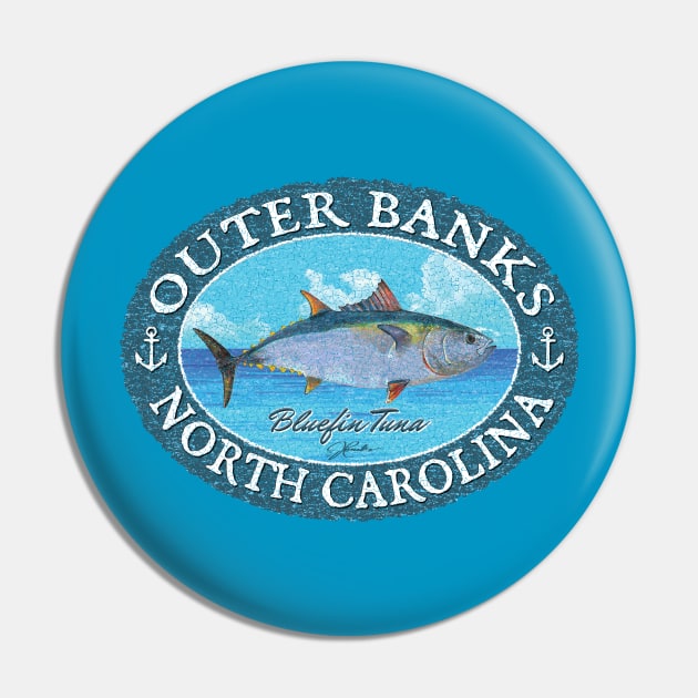 Outer Banks, North Carolina, Bluefin Tuna Pin by jcombs