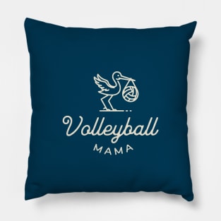 Volleyball Mama Story Design (light) Pillow