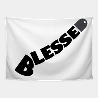 Blessed (black) Tapestry