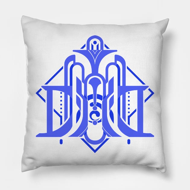 Genshin Impact Fontaine Emblem Pillow by GachaSlave