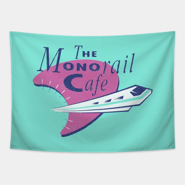 Monorail Cafe Tapestry by Heyday Threads