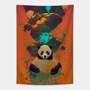 Panda Sentinel Tapestry