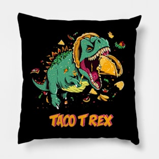 Taco T-Rex Pillow