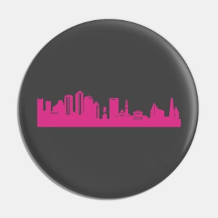 Boston skyline pink Pin