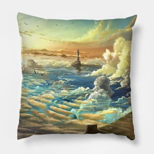 On Shore of the Sky Pillow