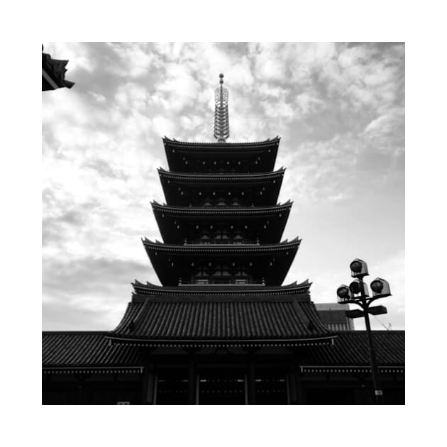 Japan Five-Storied pagoda by heihewhite