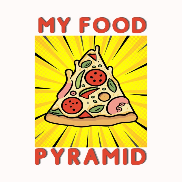 The Pizza Pyramid, My Food Pyramid by Binsy