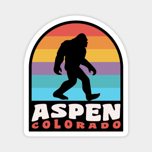 Aspen Colorado Bigfoot Sasquatch Rocky Mountains Magnet