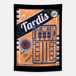 VINTAGE TARDIS TOY BOX KIT Tapestry