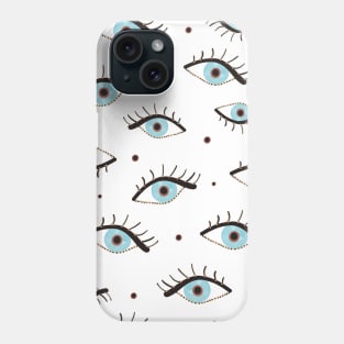 Beauty blue eyes Phone Case