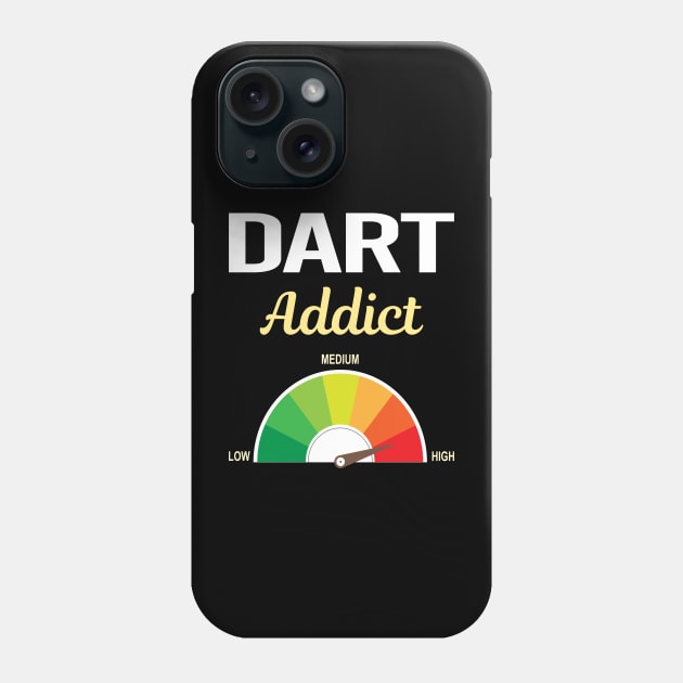 Funny Addict Darts Phone Case by symptomovertake