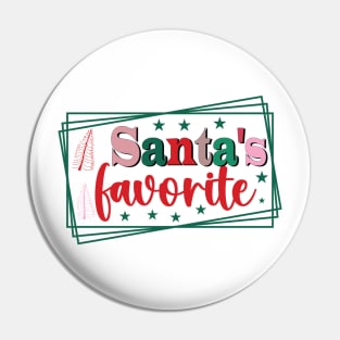 Santa's Favorite Pin