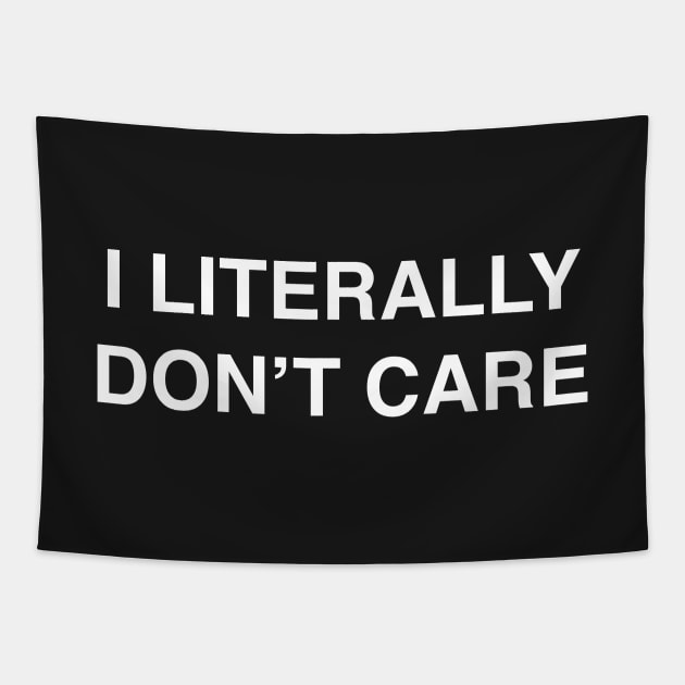 I Literally Don't Care design for the Apathetic Tapestry by LittleBean