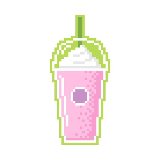 Pixel Milkshake by sombrasblancas