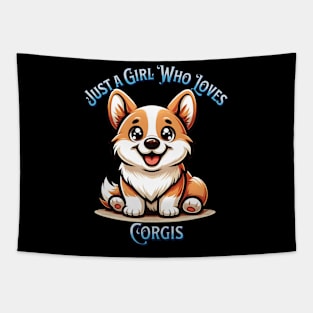 Adorable Corgi Lover Shirt - For Her Royal Cuteness Tapestry