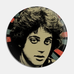 Billy Joel || Vintage Art Design || Exclusive Art Pin