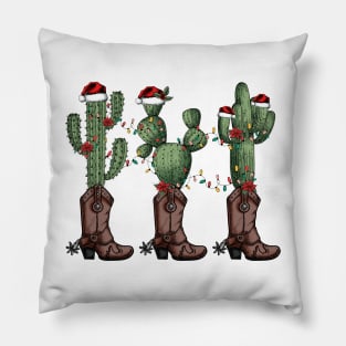 Cowboy Christmas Pillow