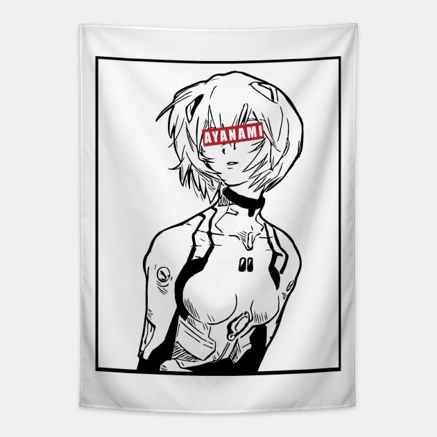 Ayanami rei Tapestry by yuhunaya