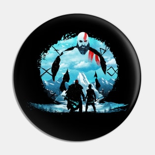 Kratos Landscape Pin