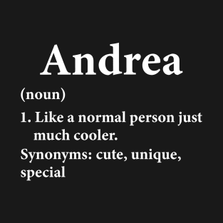 Andrea Name Definition T-Shirt