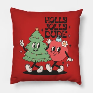 Holly Jolly Christmas Pillow