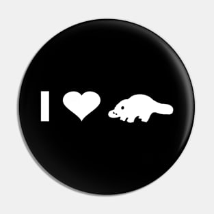 I love platypus illustration lover fan Pin