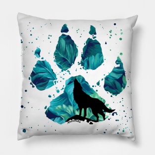 Wolf Paw Enhanced Pillow