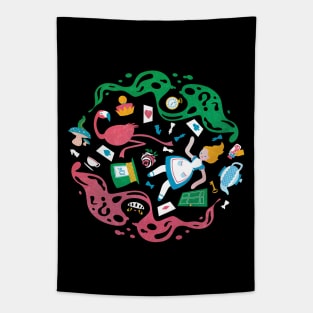 Spiraling Wonderland Tapestry