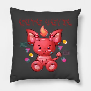 Cute Devil Animals Design Pillow