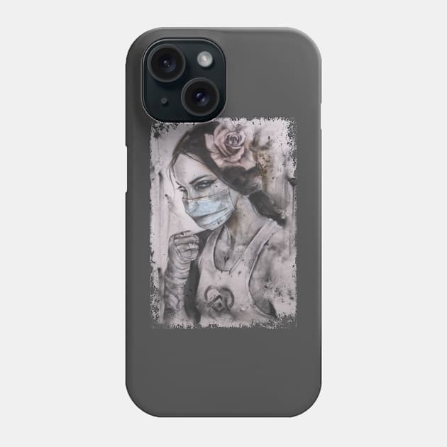 Healthcare Warrior Mask Phone Case by AlindaEudoro431994