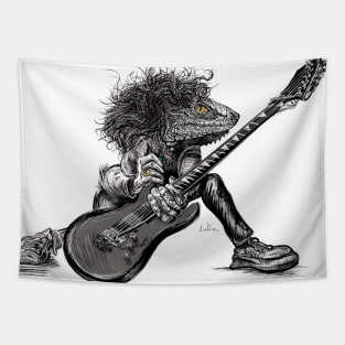 Lizard Lead Guitar Tapestry