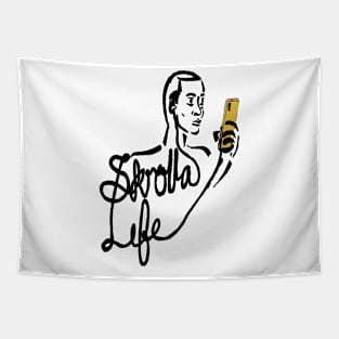 Male Skrolla T Tapestry