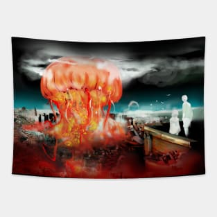 Atomic Jazz glorious jellyfish explosion Tapestry