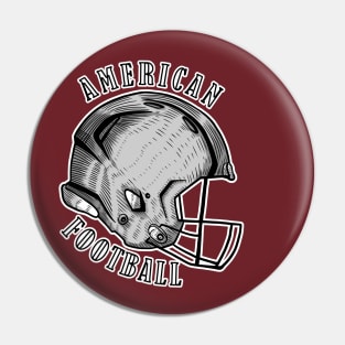 american football Pin