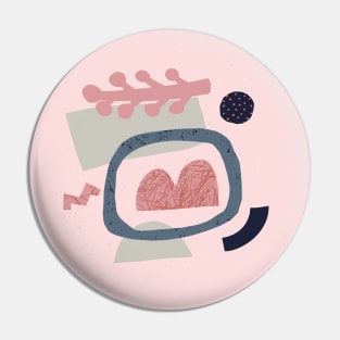 abstract pastel shapes Pin