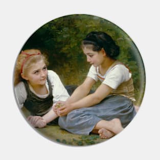 The Nut Gatherers by William-Adolphe Bouguereau Pin