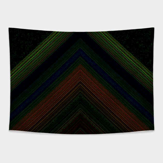 Electric Mountain Black Tapestry by BlakCircleGirl