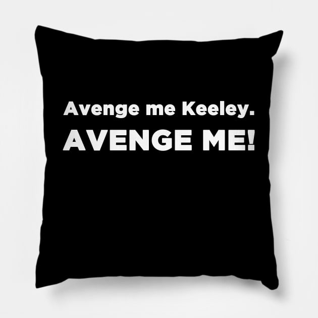 Avenge me! Pillow by HellraiserDesigns