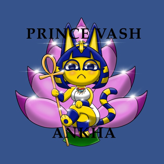 Prince Vash Egyptian Kitty logo by VashiMerch