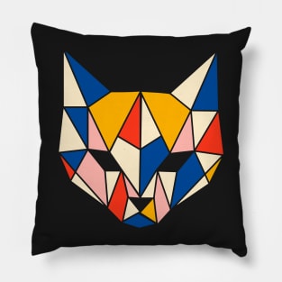 Geometric Cat Pillow