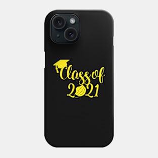 class of 2021 yellow Phone Case