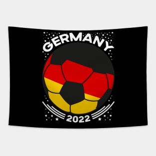 Germany Flag Soccer Football Team Tapestry