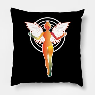 Angel of the Circles Pillow