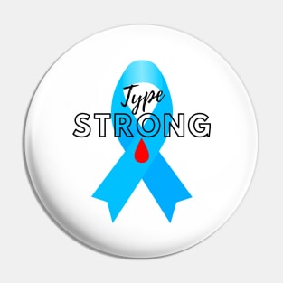 Motivating Type Strong Diabetes Pin