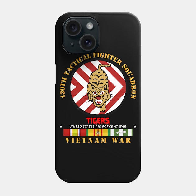 430th Tactical Fighter Squadron - Tigers w VN SVC Phone Case by twix123844