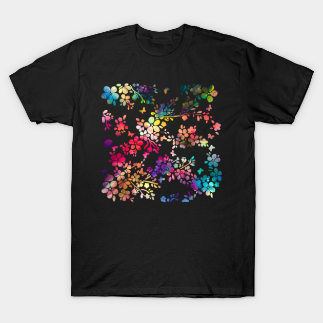 Multi flower - Flowers - T-Shirt