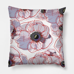 BLOOM RED Pillow