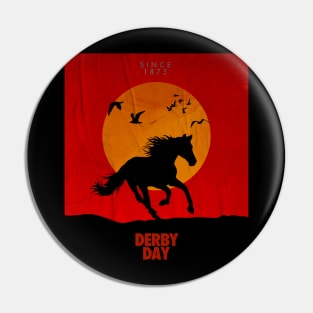 Derby day Pin