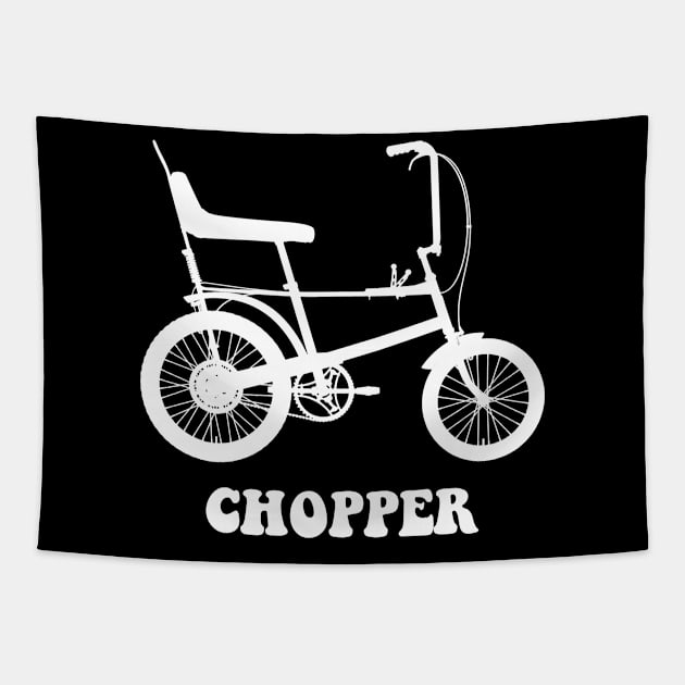 Raleigh Chopper Bicycle Tapestry by nutandboltdesign