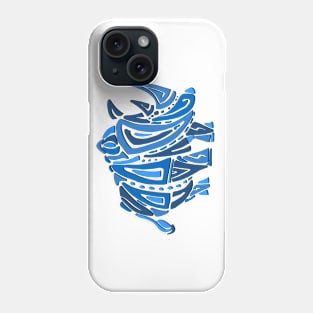 Abstract Rhino Phone Case